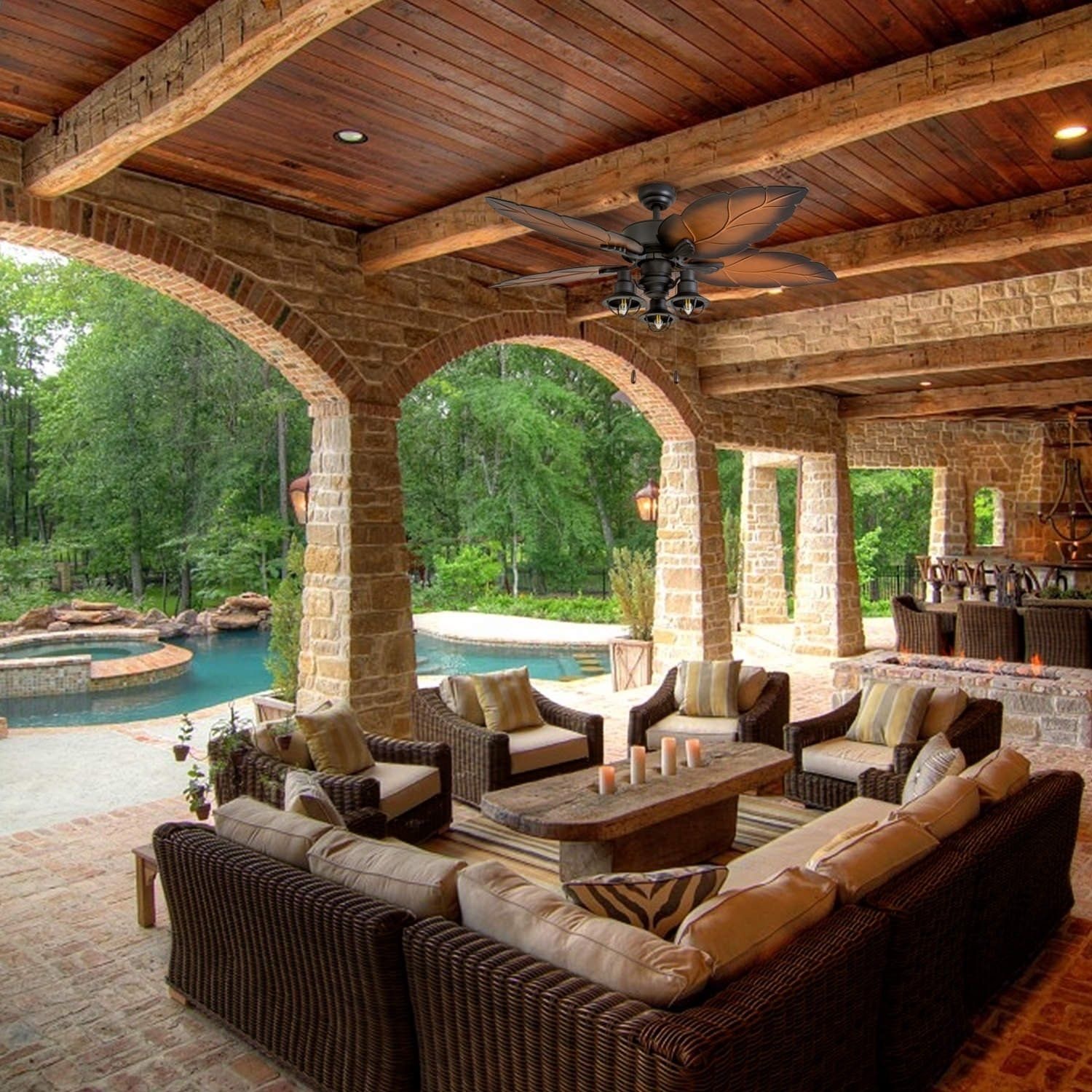 salon, de, jardin, en, resine
